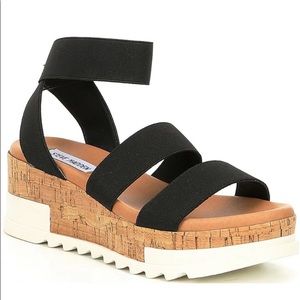 Steve Madden Bandi Cork Wedge Platform Sandal